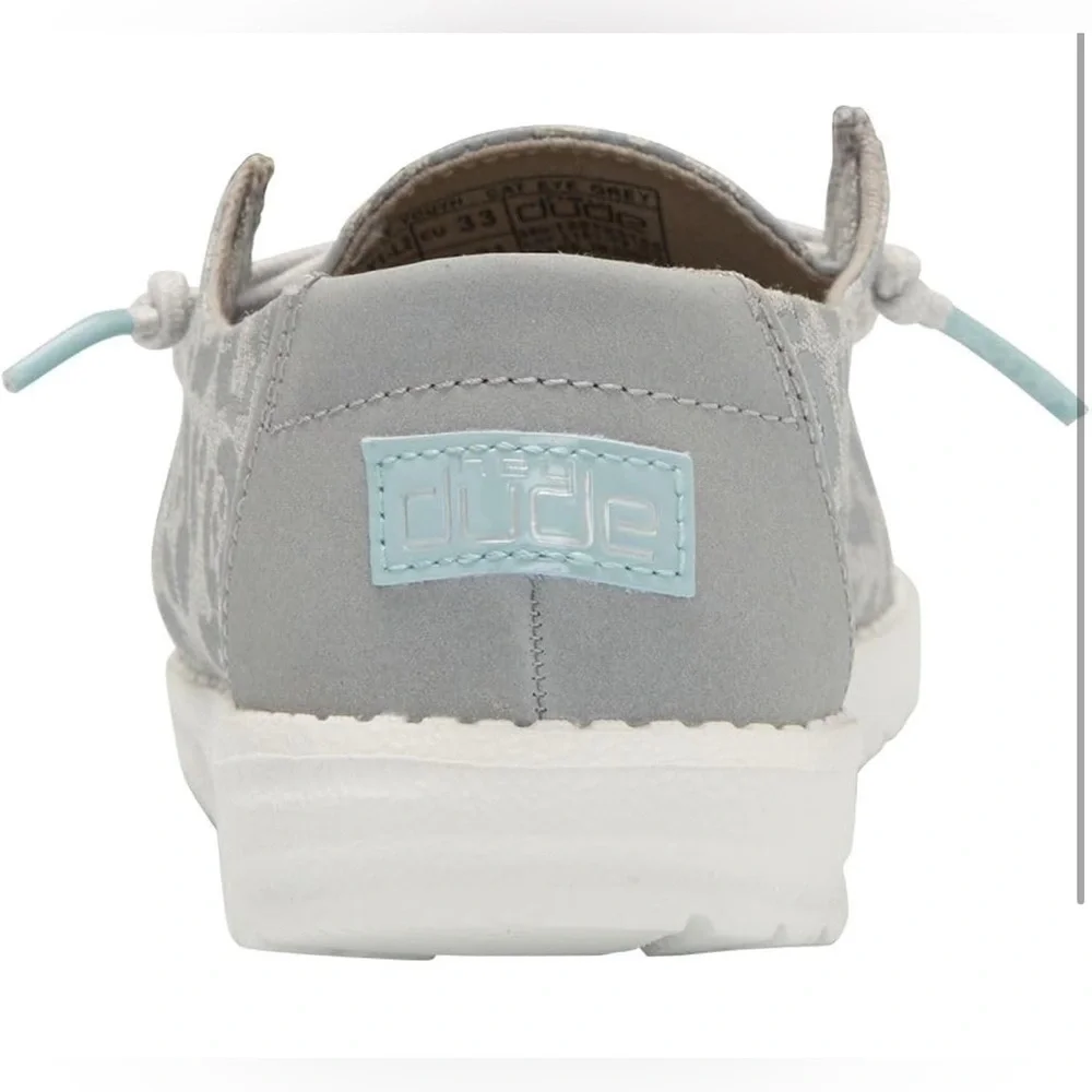 Hey Dude Girl's Wendy Youth Cat Eye Gray Shoes